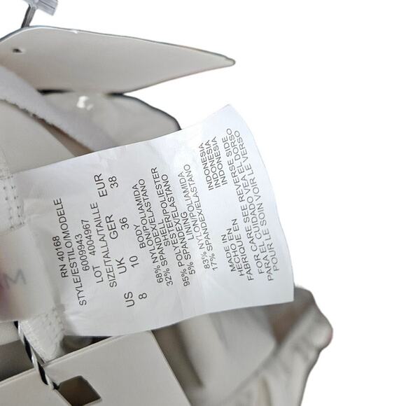 NEW Magicsuit 8 Theresa Romper Halter One Piece Swimsuit Modest Slimming White - Picture 5 of 5